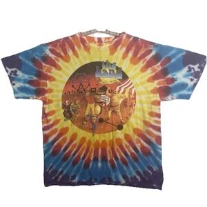 Vintage The Band Life Is A Carnival Tie Dye Shirt XL Not Fade Away Graphics 90s